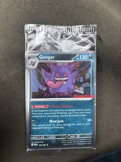 Pokemon Gengar Promo Stamped Holo Card GameStop Exclusive 050/088 2022 - Image 1