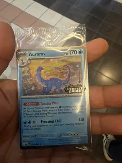 1x Pokemon Aurorus Perfect Order Promo Holo Card 024/088 Stage 2 TCG SEALED - Image 2
