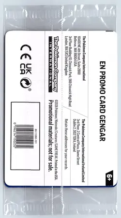 Gengar 050/088 EB Games Promo Sealed Pokemon - Image 2