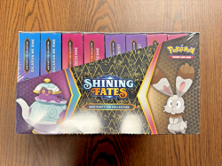 Pokemon TCG: Shining Fates Mad Party Pin Collection Display Box! New, Sealed! - Image 4