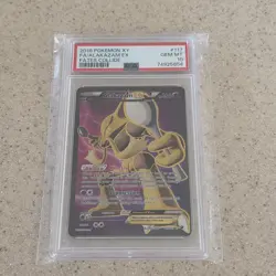 2016 Pokemon XY Fates Collide Alakazam EX #117 PSA 10 GEM MINT - Image 1