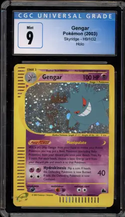Pokemon Gengar Skyridge Holo Rare #H9 CGC 9 Mint - Image 1