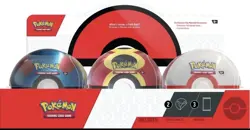 Pokemon 2025 Q4 Poke Ball Tin Display case of 6 Pokeball Sealed New - Image 1