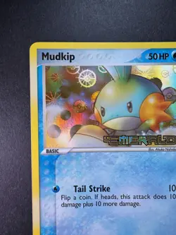 2005 Pokemon Mudkip Ex Emerald 56/106 Reverse Foil STAMPED - Image 2