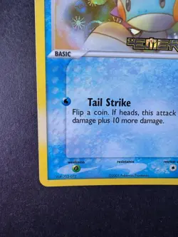 2005 Pokemon Mudkip Ex Emerald 56/106 Reverse Foil STAMPED - Image 4