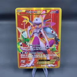 Pokemon TCG Mewtwo EX (164 Secret Full Art) 164/162 Breakthrough Holo - Image 1