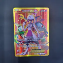 Pokemon TCG Mewtwo EX (164 Secret Full Art) 164/162 Breakthrough Holo - Image 3