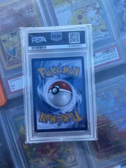 2023 Pokemon SVP En Pokemon X Van Gogh #085 Pikachu Grey Felt Hat PSA 9 - Image 2