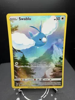 Pokemon TCG SWSH Crown Zenith Swablu GG27/GG70 Galarian Gallery Full Art NM! - Image 1