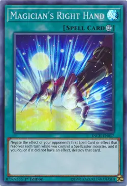Magician's Right Hand - INCH-EN057 - Super Rare - 1st Edition Near Mint Yugioh C - Image 1