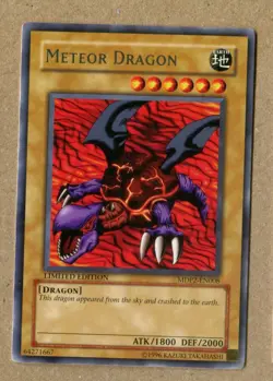 Yu-Gi-Oh! Ltd. Edition MDP2-EN008, Meteor Dragon. DRAGON, GAME CARD - Image 2