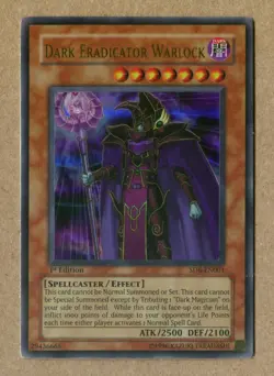 Yu-Gi-Oh 1st Edition SD6-EN001 Dark Eradicator Warlock. SPELLCASTER EFFECT, CARD - Image 2