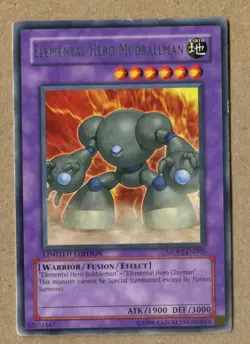Yu-Gi-Oh Ltd. Edition MDP2-EN002 Elemental Hero Mudballman WAR-FUSION -EF. CARD - Image 2