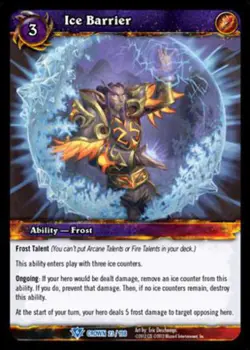World of Warcraft TCG Ice Barrier - Crown of the Heavens 23/198 - Image 1