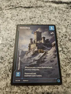 Wonders of the First - Glacium Keep 342/401 Secondary Land - Image 1