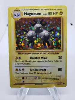 Magneton XY Pokemon Card Evolutions 2016 Holo Rare 38/108 NM - Image 1