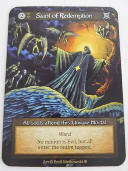 Saint of Redemption Non-Foil Sorcery Contested Realm Gothic Unique Card TCG - Image 1