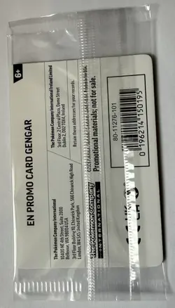 Pokemon Gengar GameStop Promo TCG Card 050/088 English 2026 - New / Sealed - Image 2