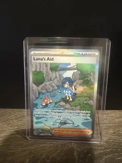 Pokemon TCG Lana's Aid Twilight Masquerade Holo Card 219/167 Full Art - Image 1