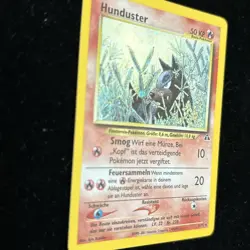 Pokemon Card Hunduster Houndour 5/75 TGC Neo Discovery SWIRL - Image 3