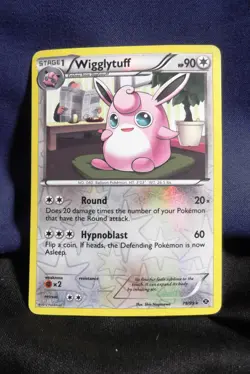 2012 Pokemon Card Wigglytuff 79/99 Reverse Holo Rare Next Destinies - NM- - Image 2