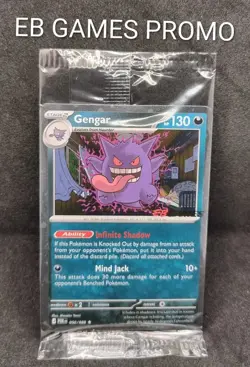 Gengar #050/088 - EB Games Promo - English SEALED Pokemon TCG Promo Card - Image 1