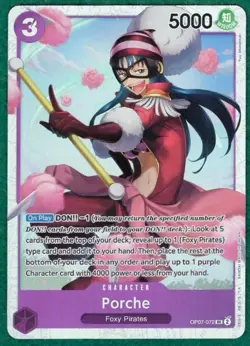 Porche - 500 Years In The Future OP07-072 - One Piece CCG Card - Image 2