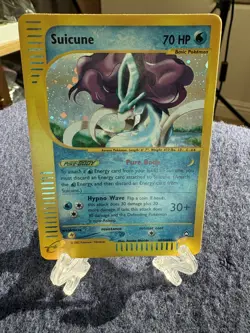 Suicune H25/H32 Holo Rare Aquapolis e-Reader 2002 Pokemon Card - Image 2