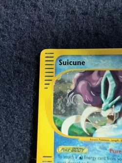 Suicune H25/H32 Holo Rare Aquapolis e-Reader 2002 Pokemon Card - Image 4