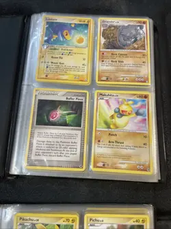 Pokemon Card Collection Lot 2006-2008 - 125 Or So Cards In Book Typhlosion Pichu - Image 4