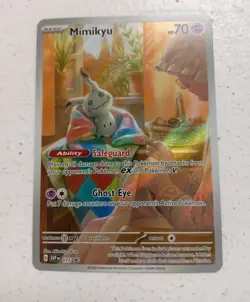 Pokemon Mimikyu Full Art Trading Card SVP075 Promo Holo Illustration TCG - Image 1