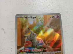 Pokemon Mimikyu Full Art Trading Card SVP075 Promo Holo Illustration TCG - Image 2