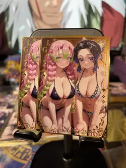 Goddess Story Metal Card Rare Waifu Demon Slayer Anime - Image 2