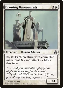 4x Droning Bureaucrats - LP - Ravnica Block - SPARROW MAGIC - Image 1