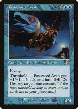 1x Possessed Aven - LP - Torment - SPARROW MAGIC mtg - Image 1
