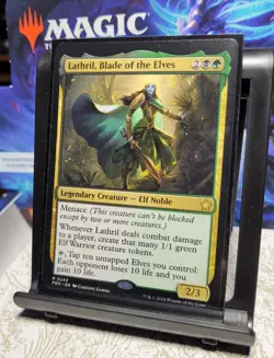 MTG Foundations Lathril, Blade of the Elves 242, NM, Regular, Ships Quickly - Image 2