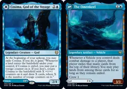 x1 Cosima, God of the Voyage // The Omenkeel R MTG Kaldheim M/NM, English - Image 1