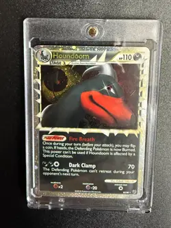 Pokemon Houndoom Prime Ultra Rare Holo Undaunted 82/90 Stage 1 2010 HP110 82/90 - Image 1