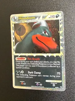 Pokemon Houndoom Prime Ultra Rare Holo Undaunted 82/90 Stage 1 2010 HP110 82/90 - Image 3