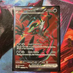 Pokemon TCG Perfect Order English Yveltal EX 105/088 Ultra Rare Full Art NM - Image 3