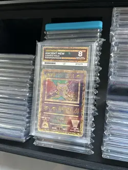 Pokemon Ancient Mew Movie Promo 2000 Cosmos Holo Card Ace NM-MT 8 - Image 2