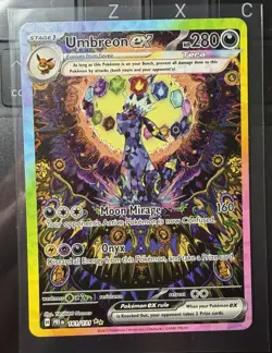 2025 POKEMON PRISMATIC EVOLUTIONS UMBREON EX 161/131! SPECIAL ILLUSTRATIONS RARE - Image 1