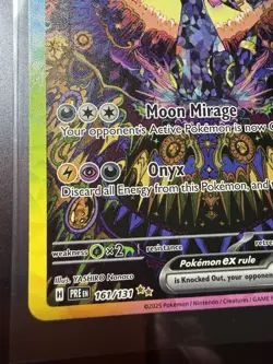 2025 POKEMON PRISMATIC EVOLUTIONS UMBREON EX 161/131! SPECIAL ILLUSTRATIONS RARE - Image 5