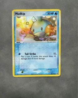 Mudkip 56/106 Ex Emerald ReverseHolo Stamped - Pokemon TCG - MP/ Creased - Image 1
