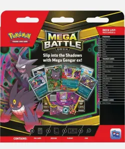 Lot of 2 NEW ~ Pokemon TCG Mega Gengar EX & Diancie EX Battle Decks Cards Pack - Image 3