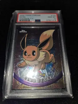Pokemon Eevee PSA 10 Topps Chrome Gem Mint - Image 3