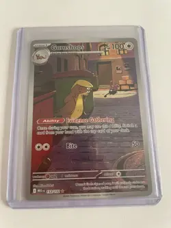 Pokemon TCG Gumshoos 153/132 ME01: Mega Evolution Illustration Rare Near Mint - Image 1