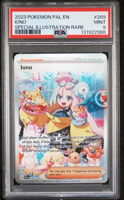 2023 POKEMON PAL EN-PALDEA EVOLVED SPECIAL ILLUSTRATION RARE #269 IONO PSA 9 - Image 1
