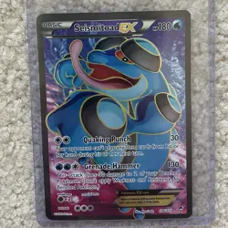 Pokemon Seismitoad EX 106/111 XY Furious Fists Ultra Rare Holo Water Basic - Image 1