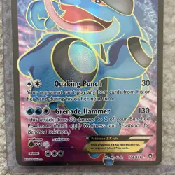 Pokemon Seismitoad EX 106/111 XY Furious Fists Ultra Rare Holo Water Basic - Image 4